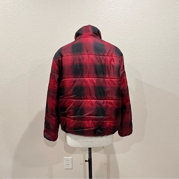 Universal Thread Buffalo Plaid Puffer Jacket Medium - Picture 5 of 16